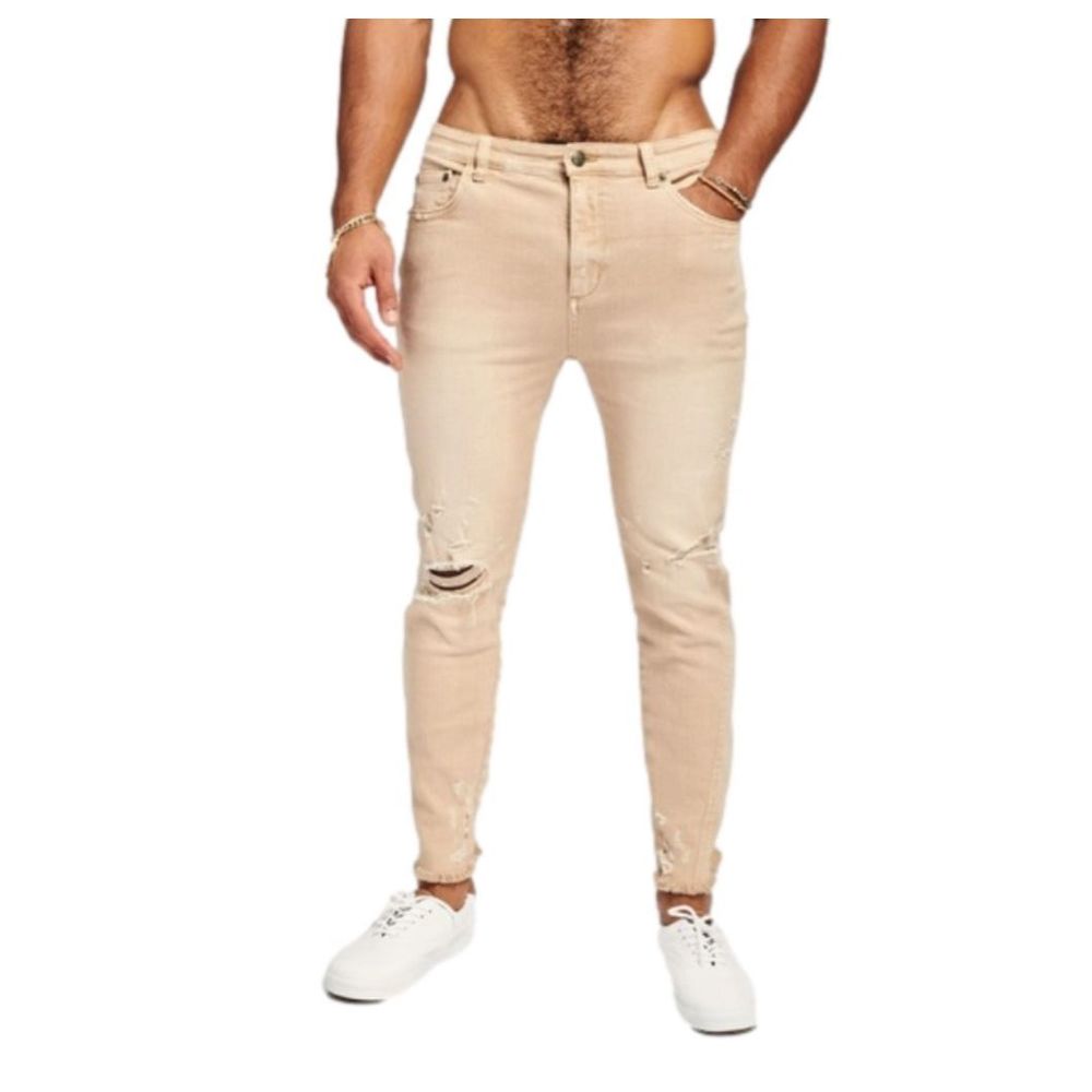 Ser.O.Ya Diego Tapered Crop Fawn Size 31